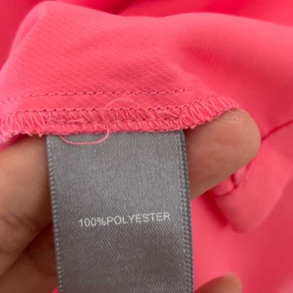 Marled Vibrant Pink Blouse - Picture 6 of 8